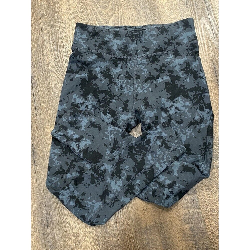 Pact Leggings Womens M Organic Cotton and elastane Black camouflage